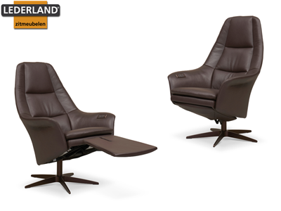 Lederland UTRECHT Showroommodel Elektrische relaxfauteuil met accu Garmisch